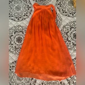 MOCK NECK TOP ORANGE